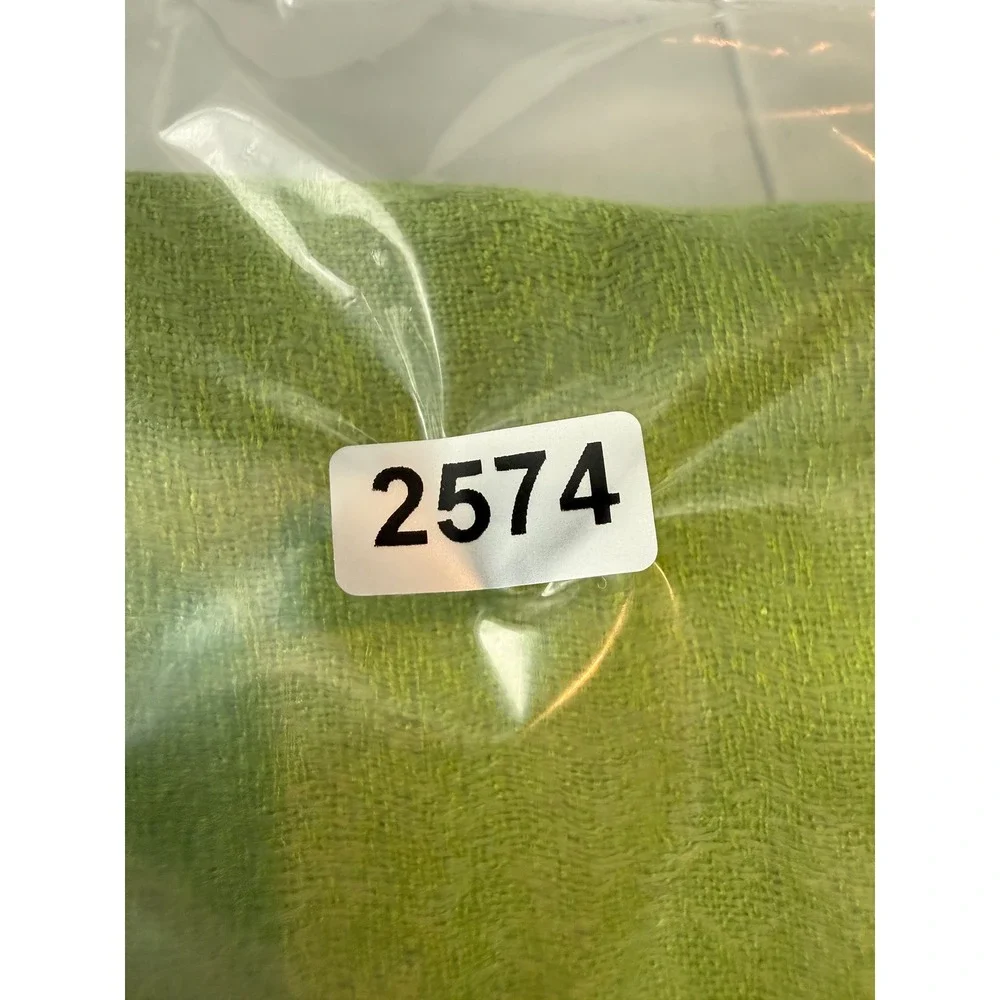Pashmina 100% Pashmina Lime Green Fringed Wrap Scarf Shawl Regular 70x26